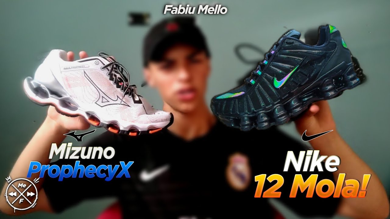 Nike 12 mola Vs Mizuno Prophecy X Da Shopee! Unboxing e Impressão! Fabiu