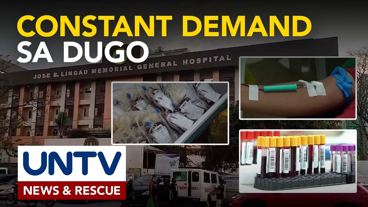 Constant demand sa dugo sa isang ospital sa Pampanga, tinugunan ng MCGI