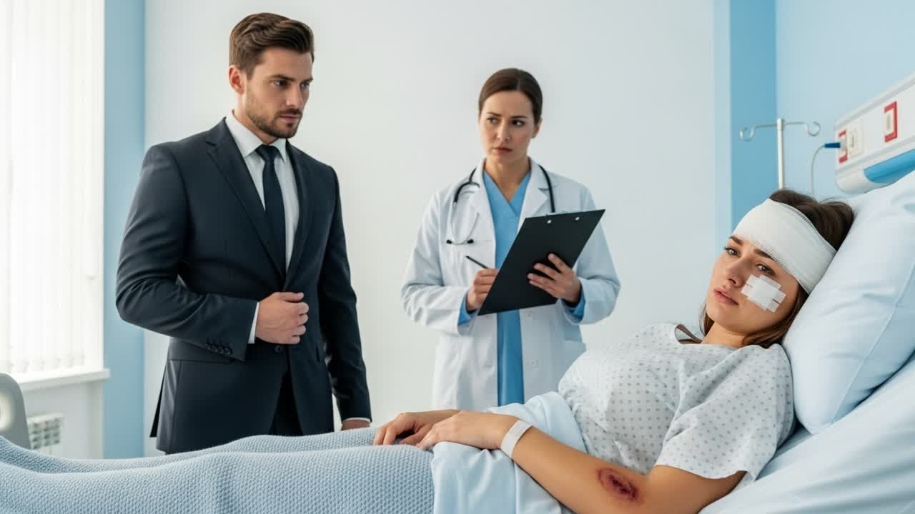 Rekao je da sam pala niz stepenice — ali liječnik je posumnjao u istinu o mom mužu