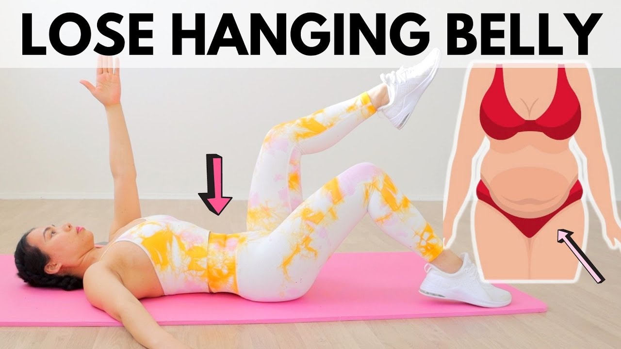 3 EFFECTIVE TIPS to  lose hanging lower belly, do everyday for 3 weeks, results will surprise you