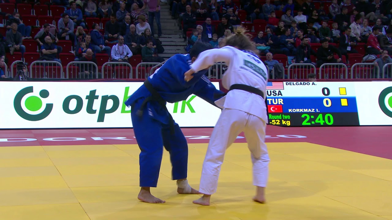 JUDO INDIA Shushila Devi-IND VS Martinez Abelenda ESP -48kg Round 2 Dusseldorf