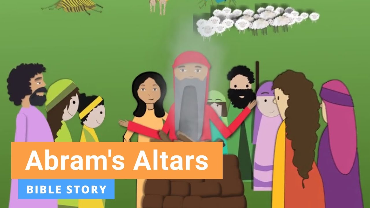 🔶 BIBLE stories for kids - Abram's Altars (Kindergarten Y.A Q1 E10) 👉 #gracelink