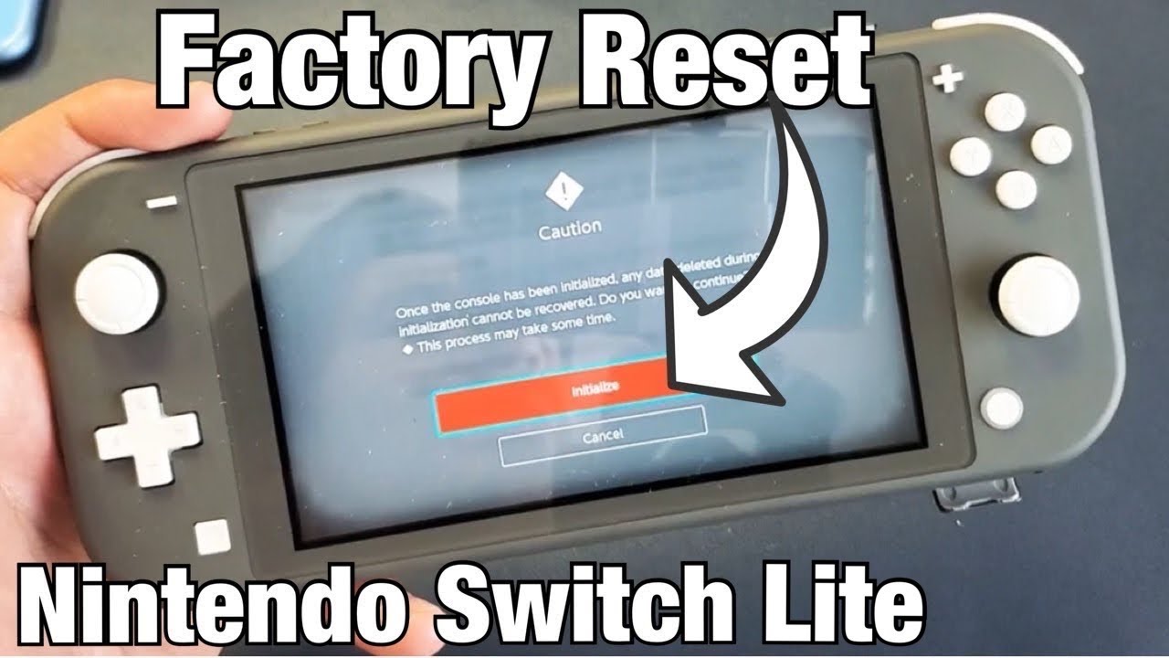 Nintendo Switch Lite: как сбросить настройки до заводских для перепродажи или чистого листа