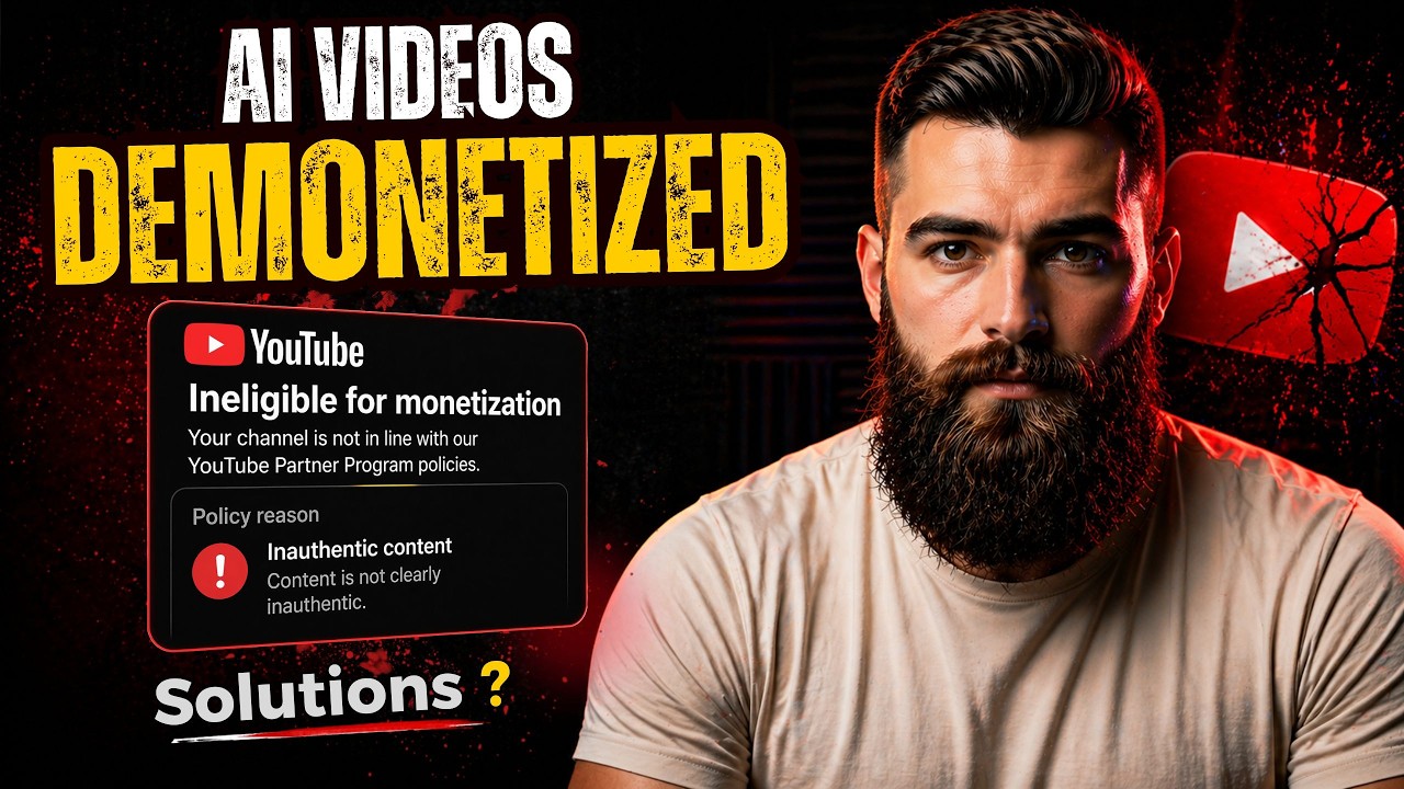 Why YouTube Is Demonetizing AI Channels (Fix This NOW) | YouTube Inauthentic Content