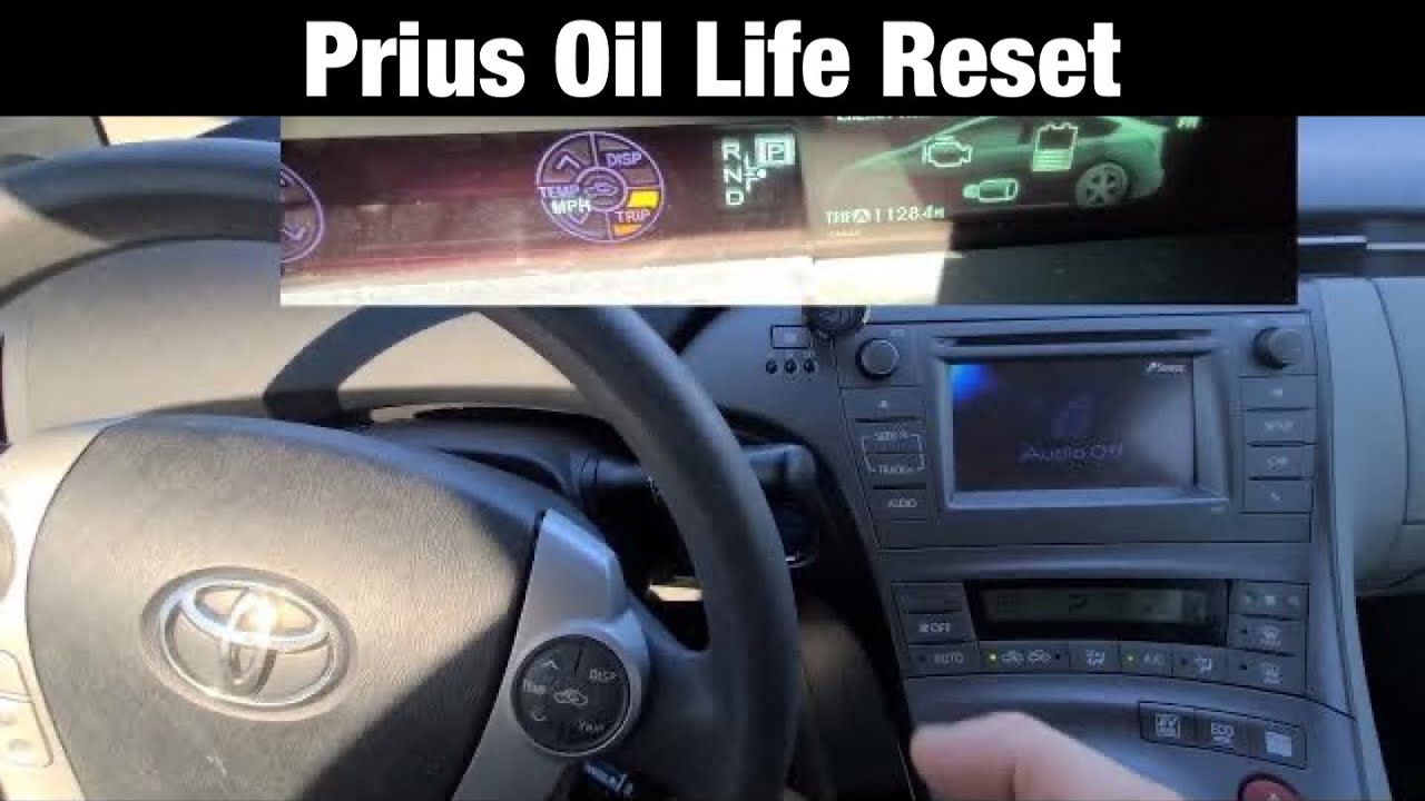 Как сбросить сообщение о необходимости технического обслуживания на Toyota Prius 2013 года