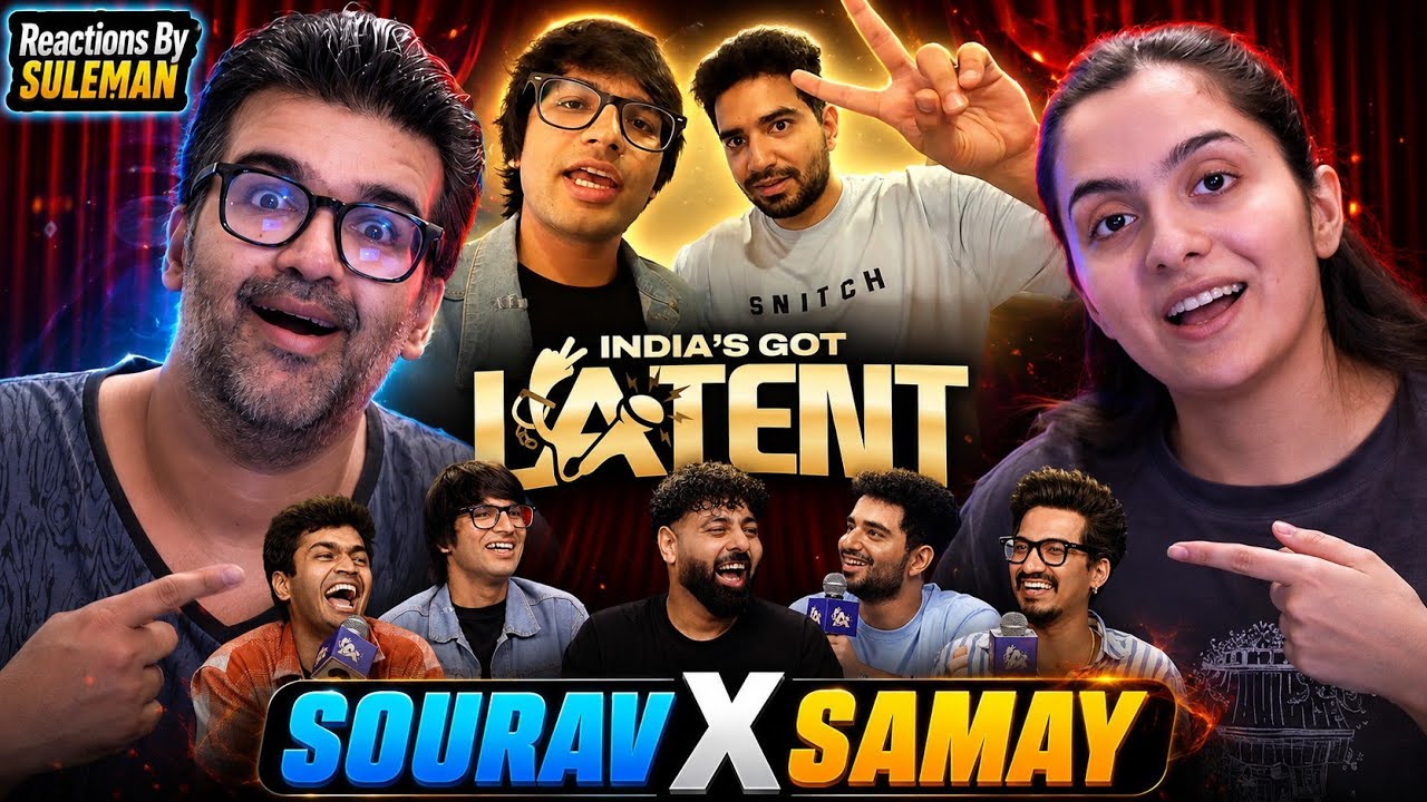Reaction On Sourav x Samay | India's Got Latent |  Vlog With Samay Bhai 
