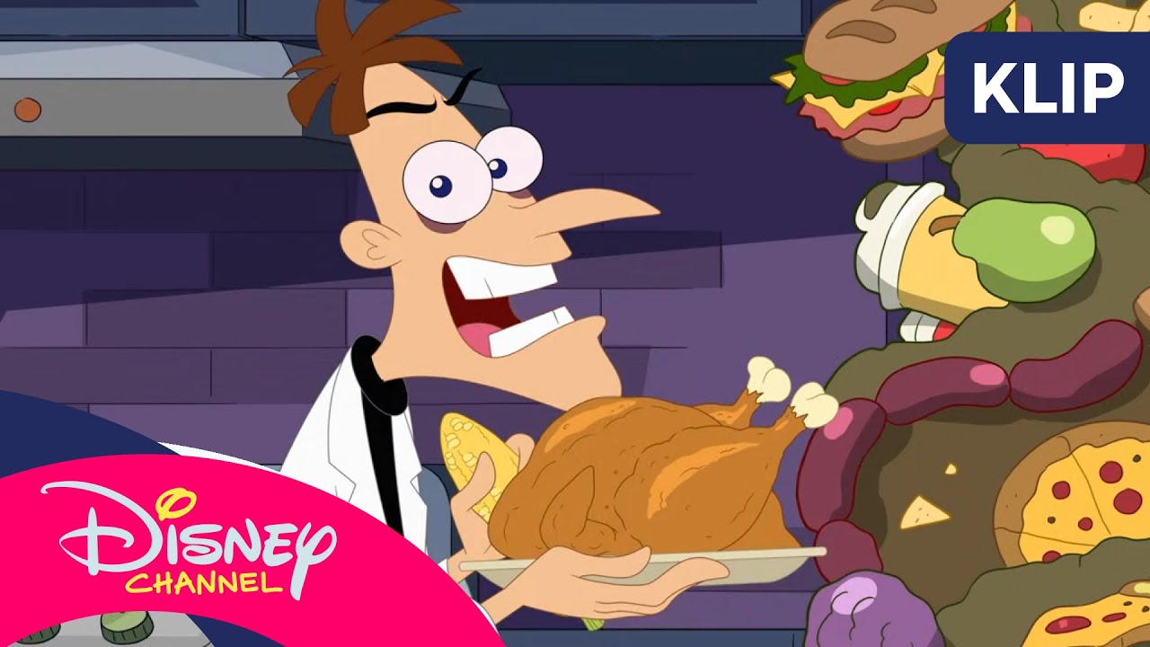 🍝 Znikające jedzenie | Fineasz i Ferb | Disney Channel Polska