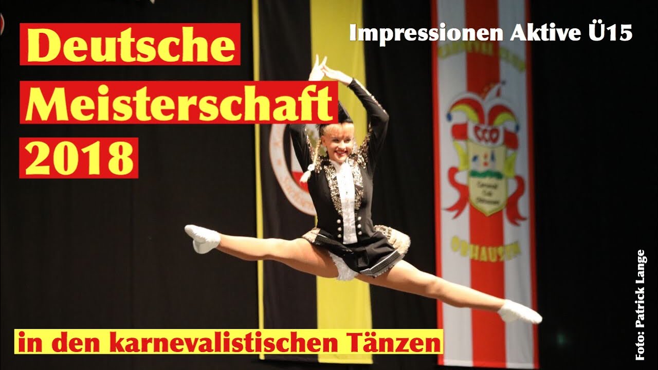 Deutsche Meisterschaft im karnevalistischen Tanzsport 2018 - Aktive Ü15 - Impressionen