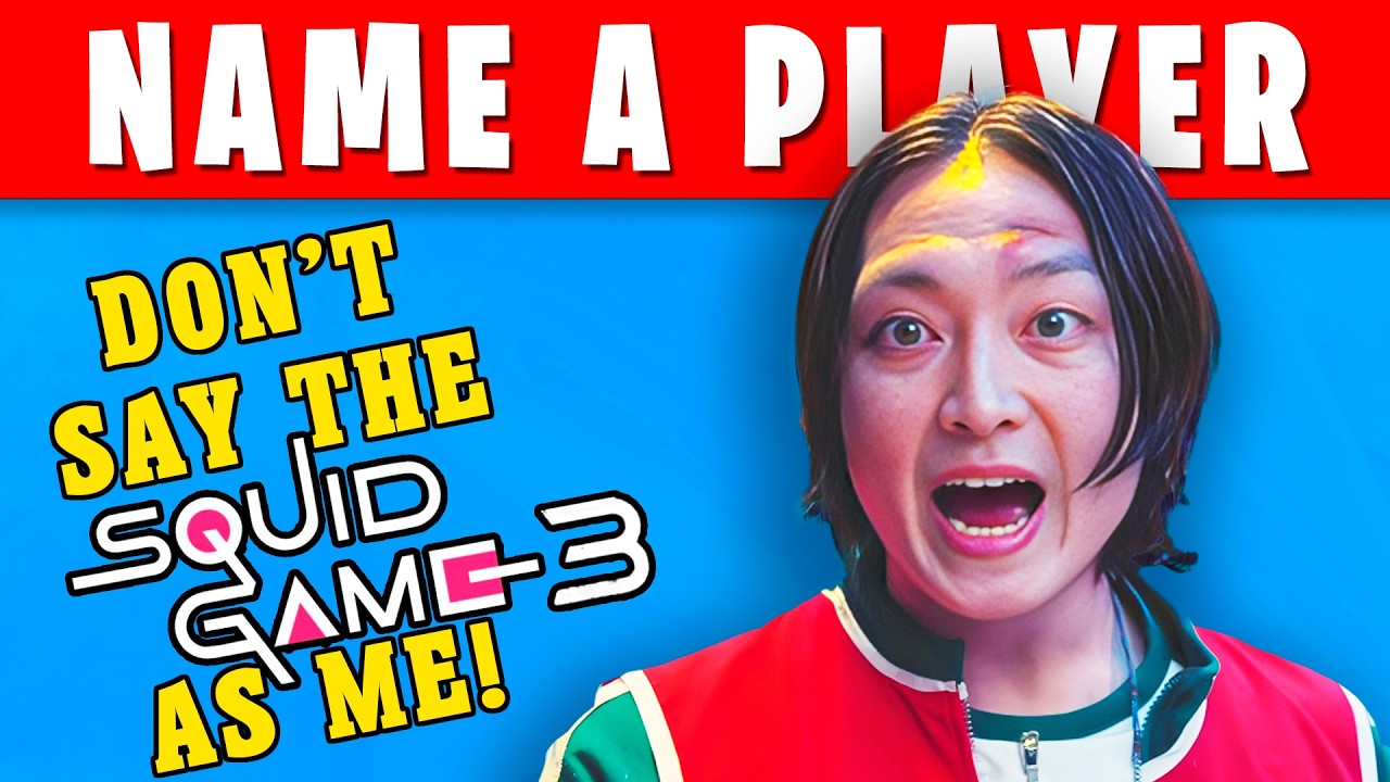 😱🔥 AVOID saying the same SQUID GAME 3 as me!  🦑🎮 ULTIMATE challenge!