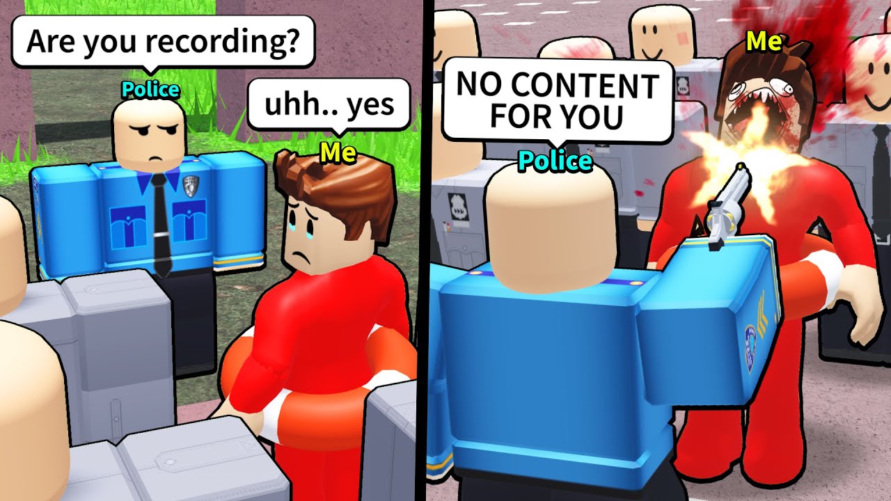 Тролль Roblox пытается помешать мне записывать