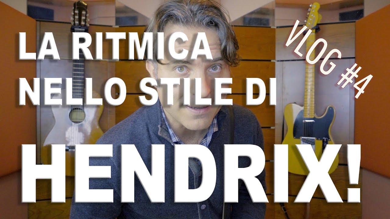 Suonare i Double Stops in stile Hendrix - VLOG #4 Professione Chitarrista Tutorial Chitarra Ritmica
