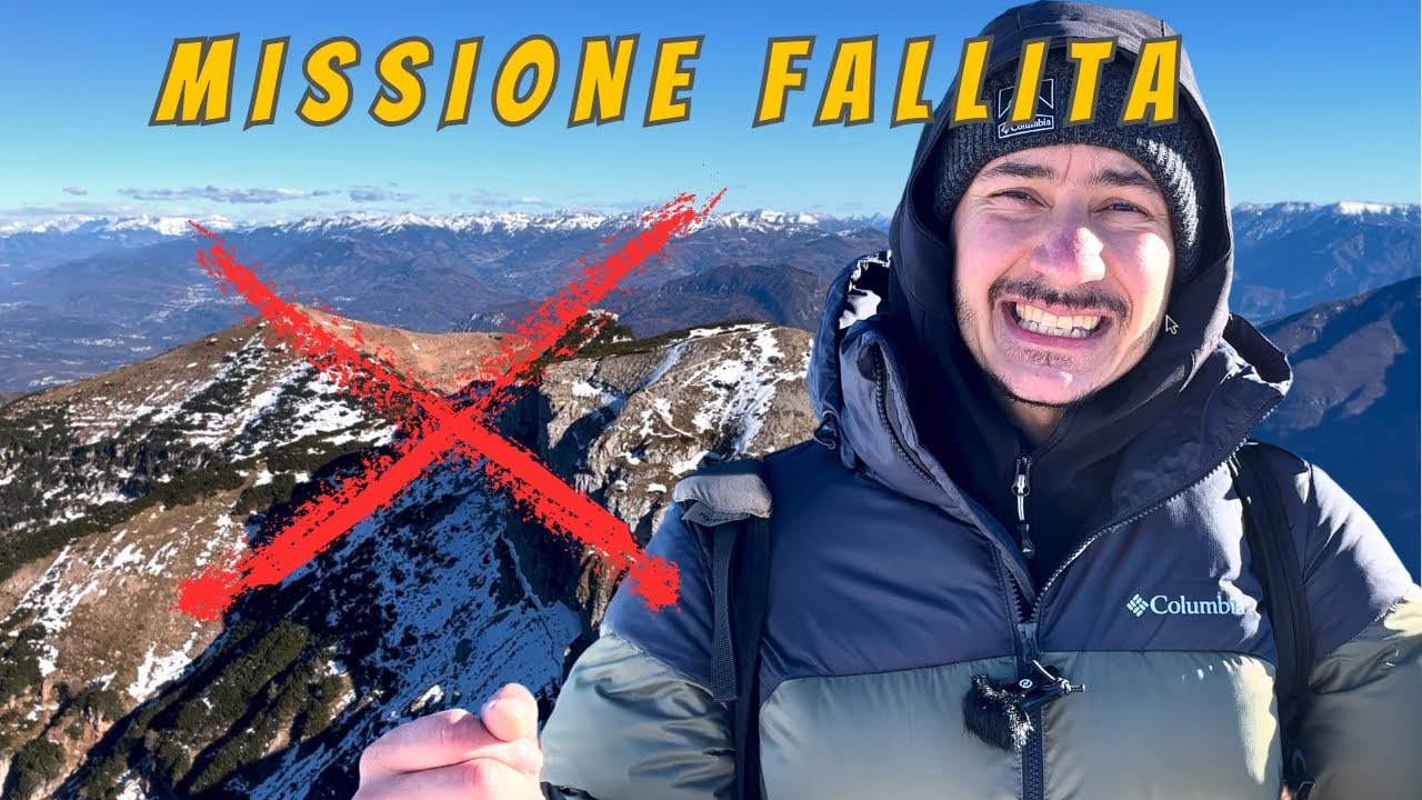 3 CIME del MONTE BONDONE - DOBBIAMO TORNARE INDIETRO!