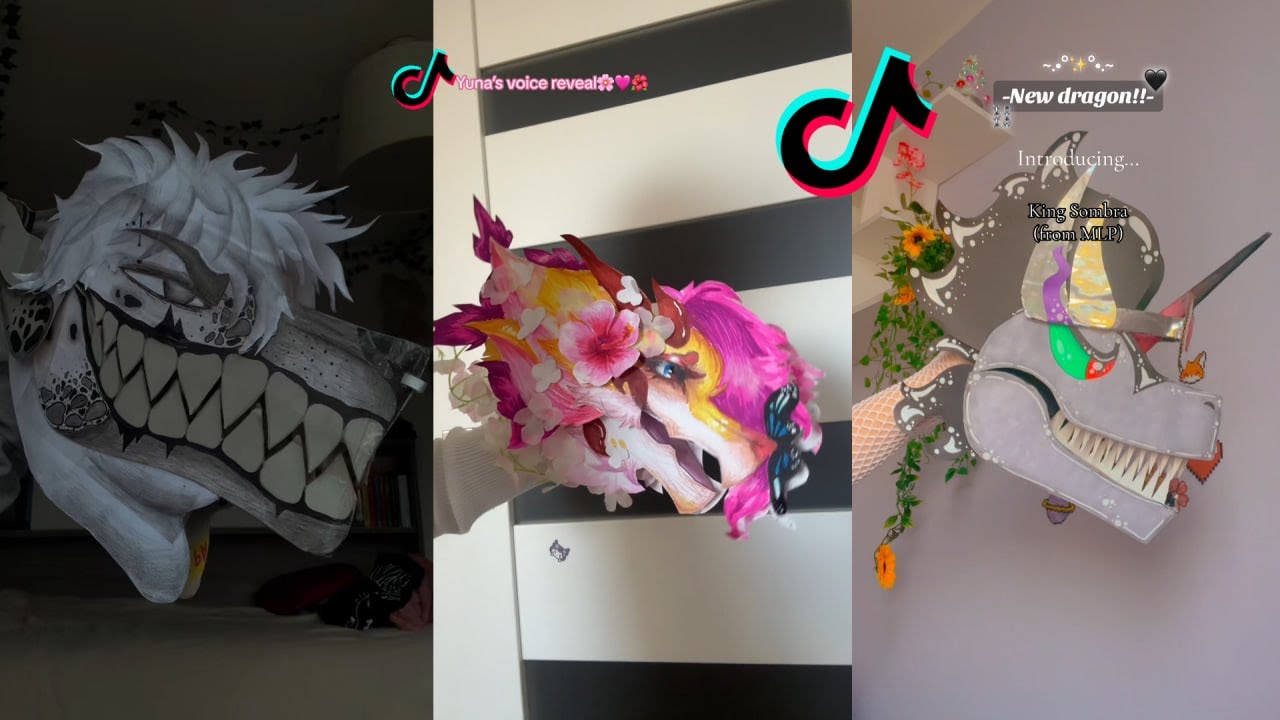 Dragon Puppet Crafts - Paper Dragon TikTok Compilation #428