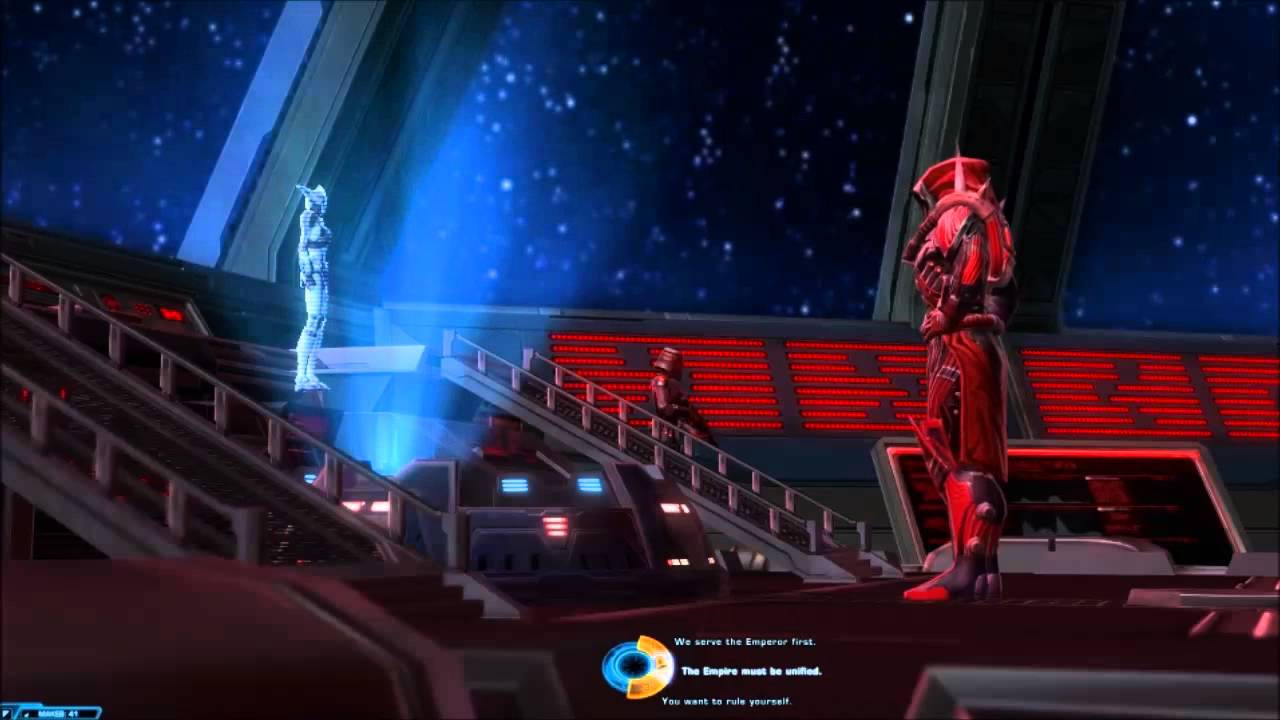 SWTOR - Celecia Arishan ( Sith Warrior ) - Empire Makeb ending
