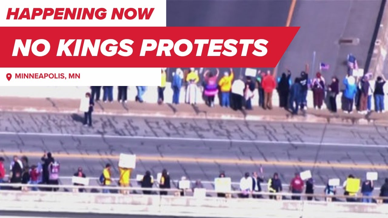 Minneapolis No Kings Protests Oct. 18: Protesters gather in Twin Cities