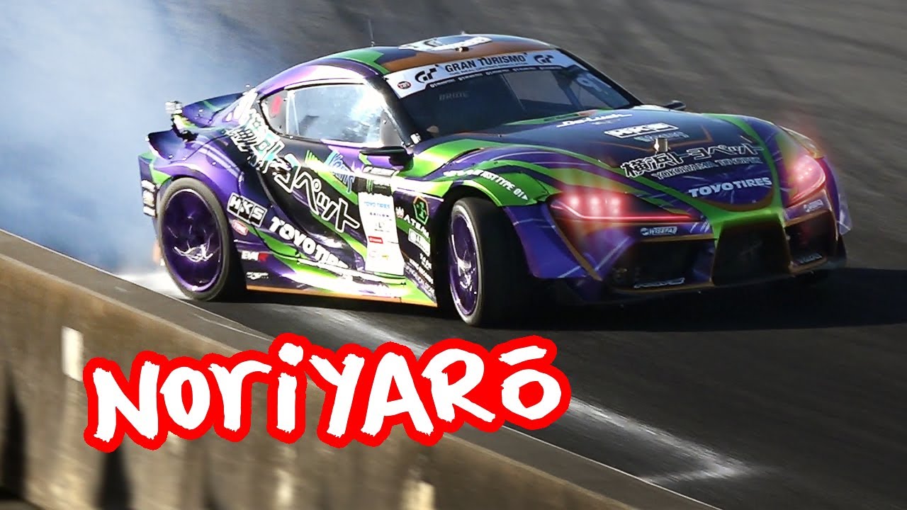D1GP Tsukuba practice, Evangelion Supra, Daigo Saito Supra crash