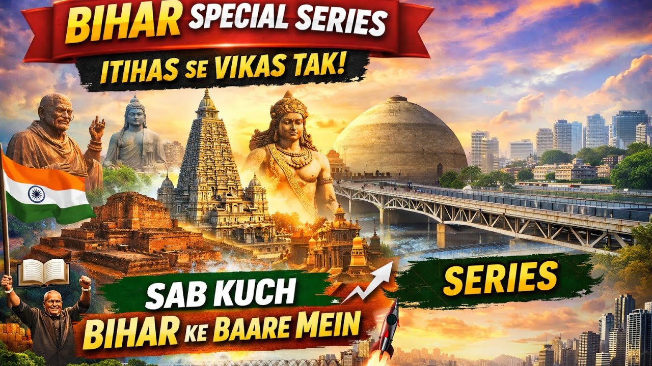 “Bihar Special Series 🔥PART-2| Itihas se Vikas Tak | Sab Kuch Bihar ke baare me 