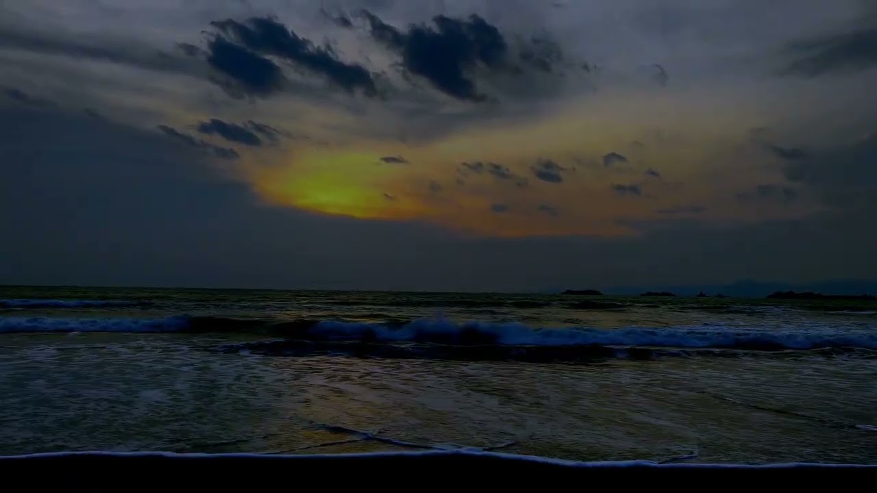 Fall Asleep With Calm Ocean Waves at Night 🌊 | Deep Sleep, No Music