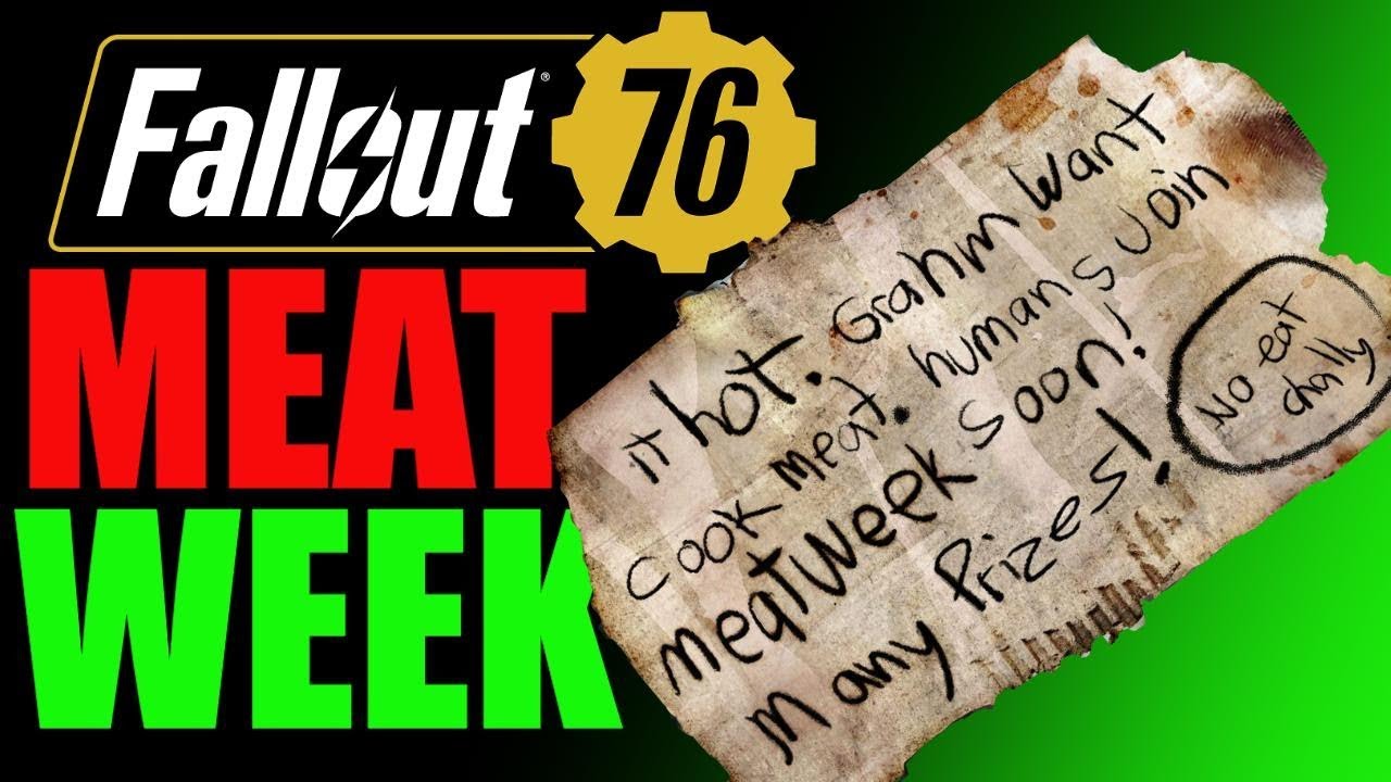Fallout 76 Meat Week, Prime Cuts And Graham's Meat Cook Guide