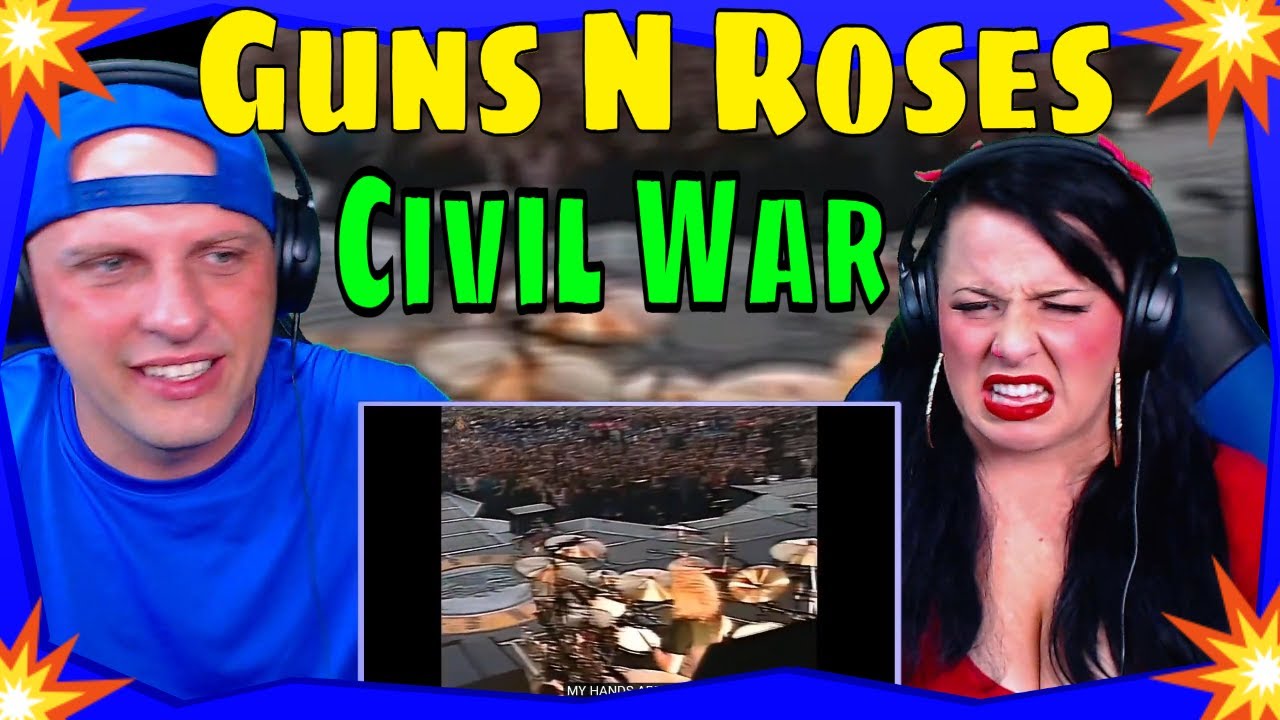 First Time Hearing Civil War by Guns N Roses (Paris France 1992) THE WOLF HUNTERZ REACTIONS