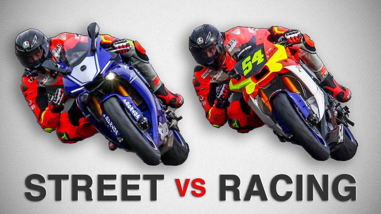 MOTO STRADALE  VS  MOTO RACING - LE DIFFERENZE