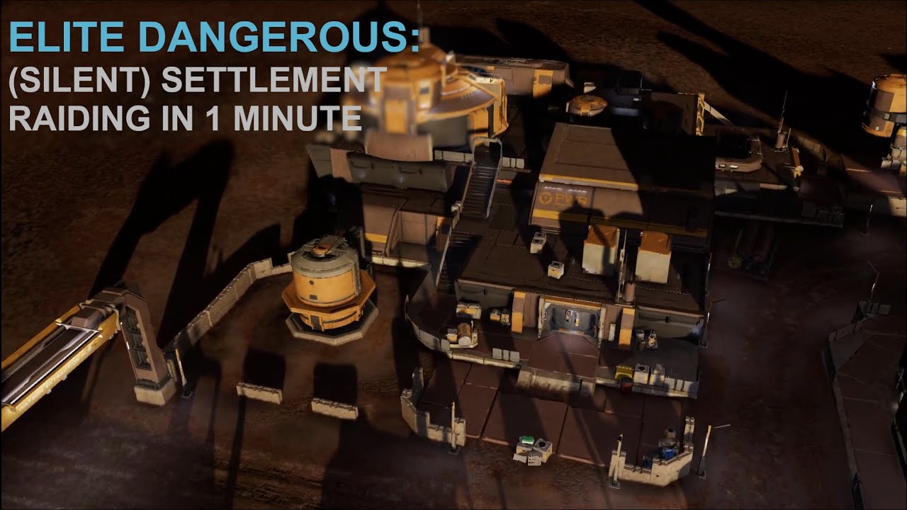 Settlement Raiding In 1 Minute - Elite Dangerous