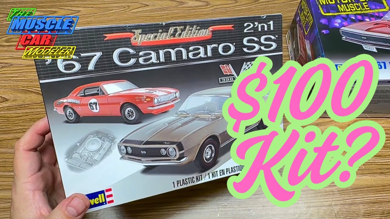 Revell 1967 Chevrolet Camaro Kit contents and comparison