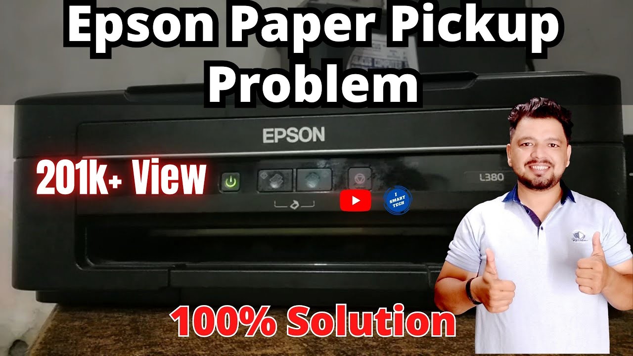 Проблема с захватом бумаги в epson l380 | Бумага не подается в epson l380 | Замятие бумаги в epso...