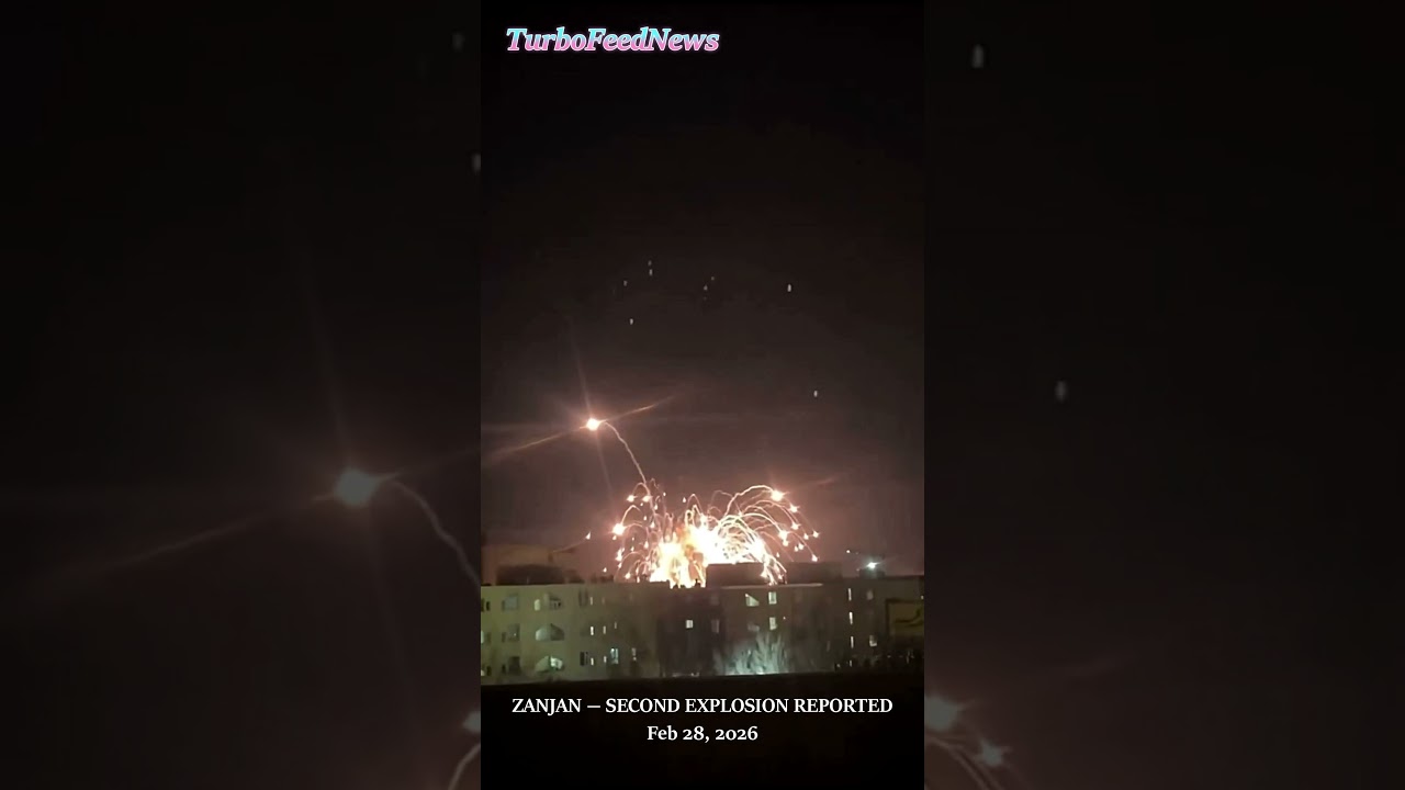 РАЗВИВАЮЩАЯСЯ СИТУАЦИЯ: Сообщается о втором крупном взрыве в Занджане, Иран.