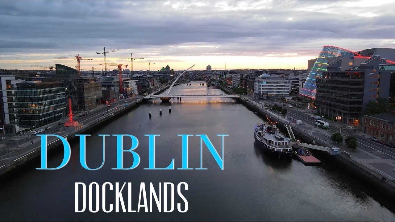 DUBLIN Docklands | Ireland | 4K Aerial Film