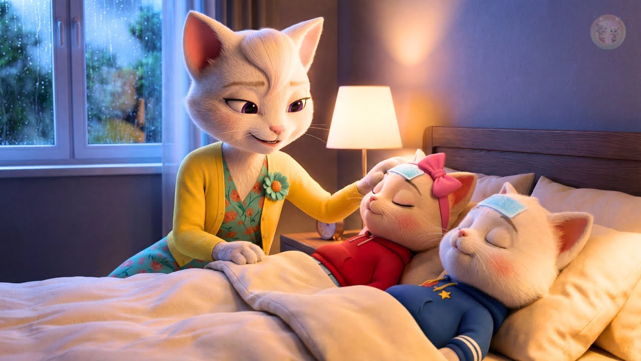 Oh No! Max & Missy Get Sick! 🤒 Mom Cat Takes Care & Emotional Moment