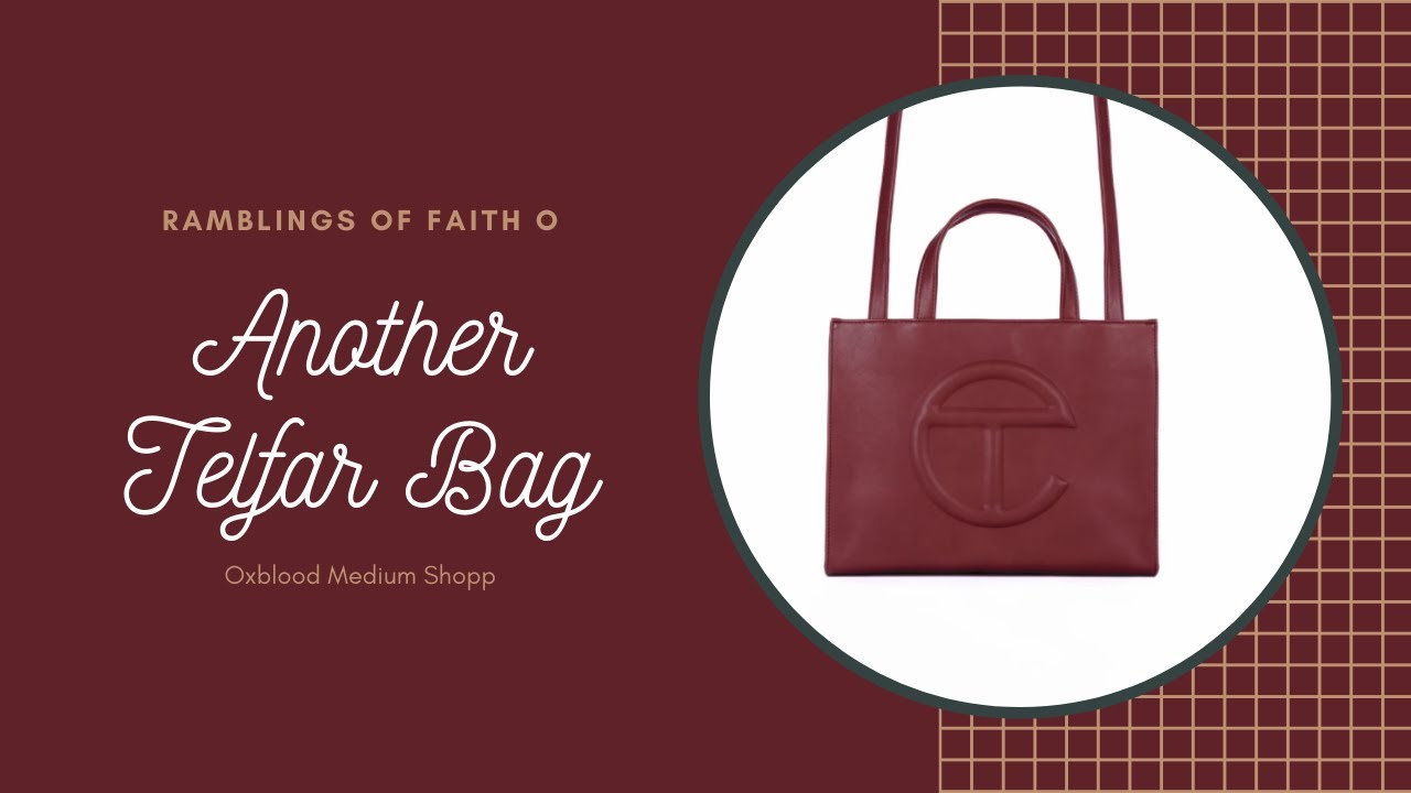 Oxblood Medium Shopping Bag ┃ Another Telfar Unboxing