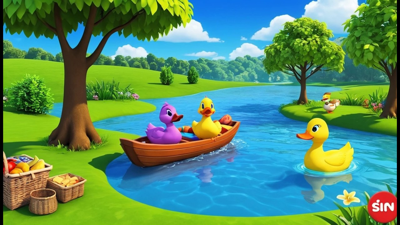Les canards sont alles pique niquer au bo