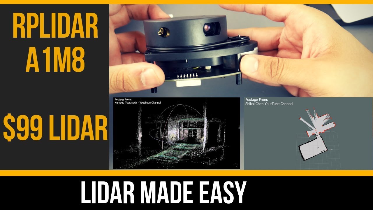 Best Lidar for $99 // RPLiDAR A1M8 360 Degree Kit