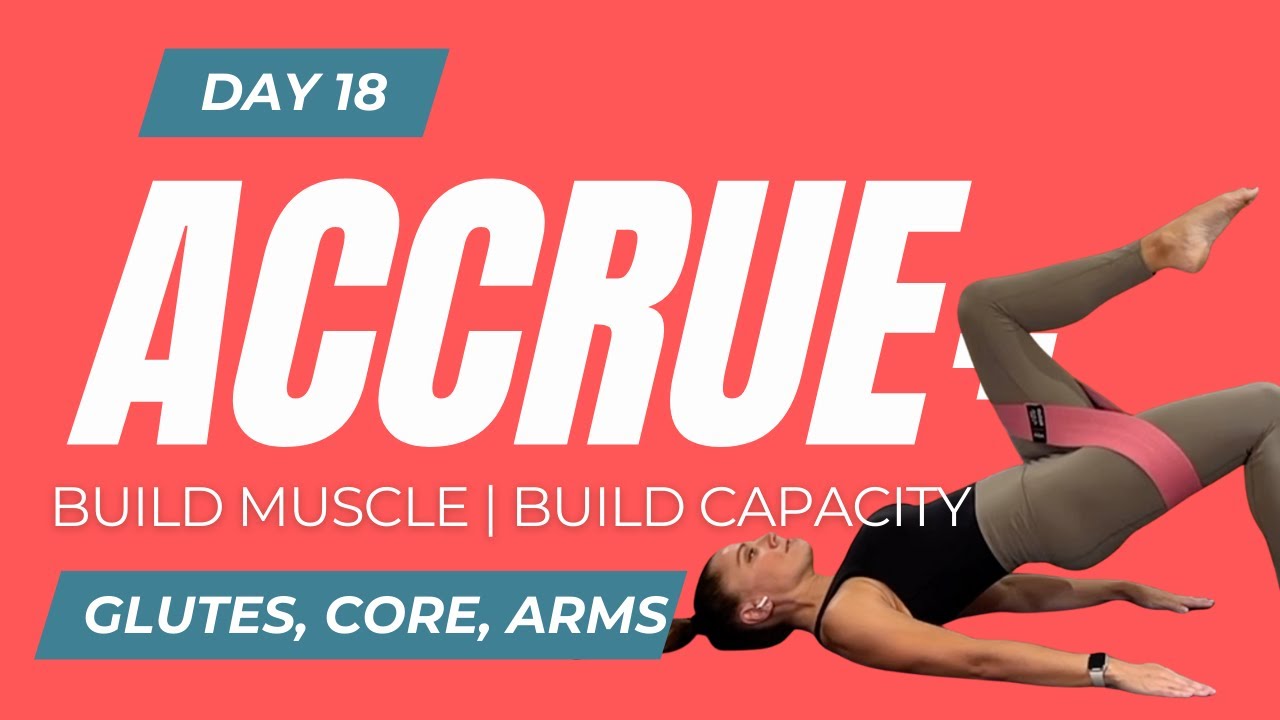 DAY 18 | ARM AESTHETICS & CORE COMMAND - DOUBLE SETS WITH DUMBBELLS (36 MINUTES)