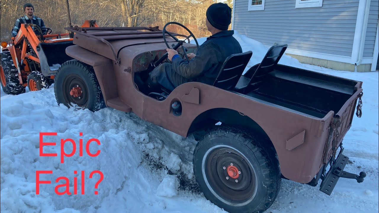 Abandoned Jeep in the woods for 35years first drive
