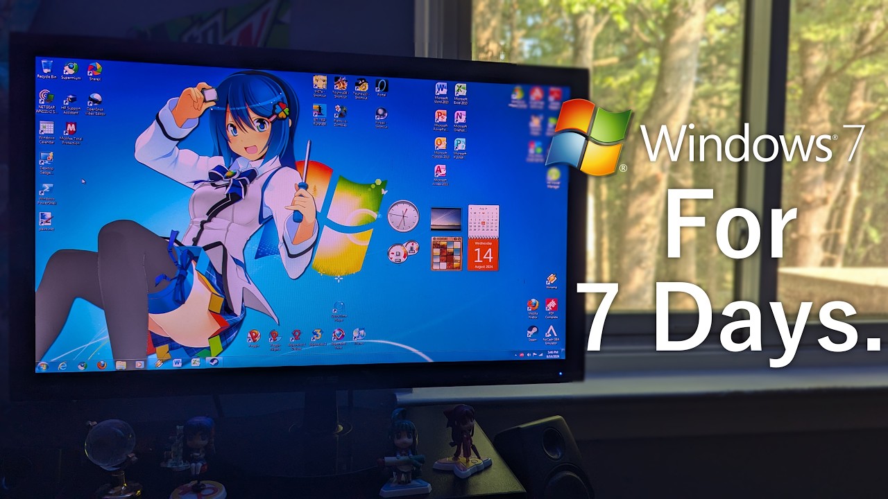 I used Windows 7 for a week. It's surprisingly pleasant.
