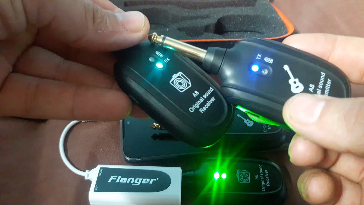 Live Profissional. interface áudio e transmissor de áudio sem fio,alcance mais de 45 metros.