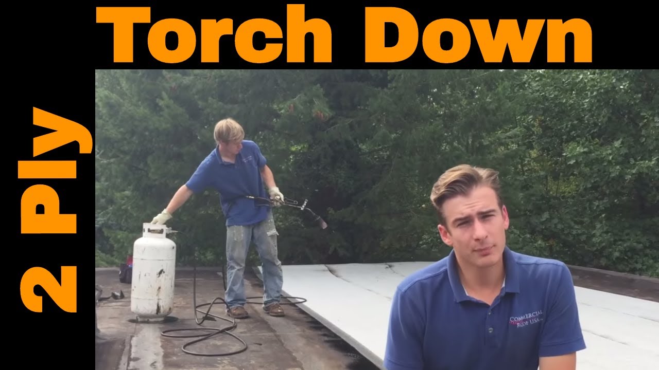Two Ply Rubber Roof System explained over existing torch down