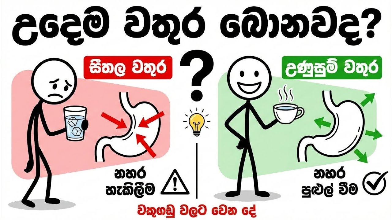 උදේට වතුර බොනවා නම් පරිස්සමෙන්! මේ වැරැද්ද ඔබත් කරන්න එපා? 😱Sinhala Health Truth