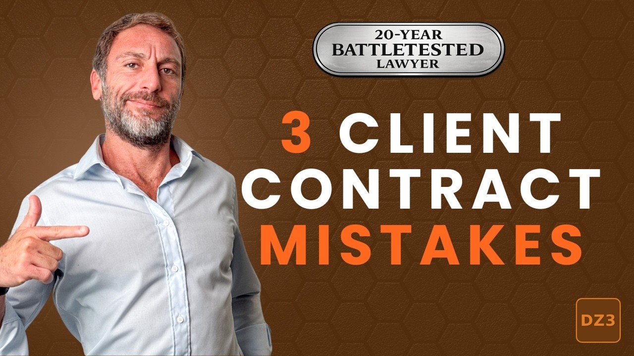 Your Client Contract Sucks (3 Clauses That Will Save You)