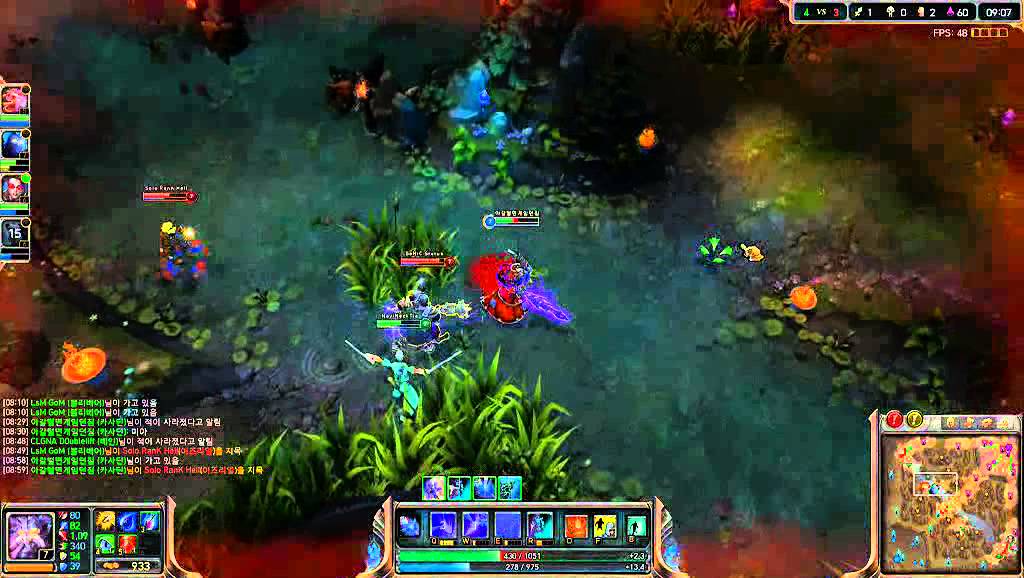 lol 압도 솔랭 카사딘 vs 이즈리얼 20130818 Apdo Kassadin