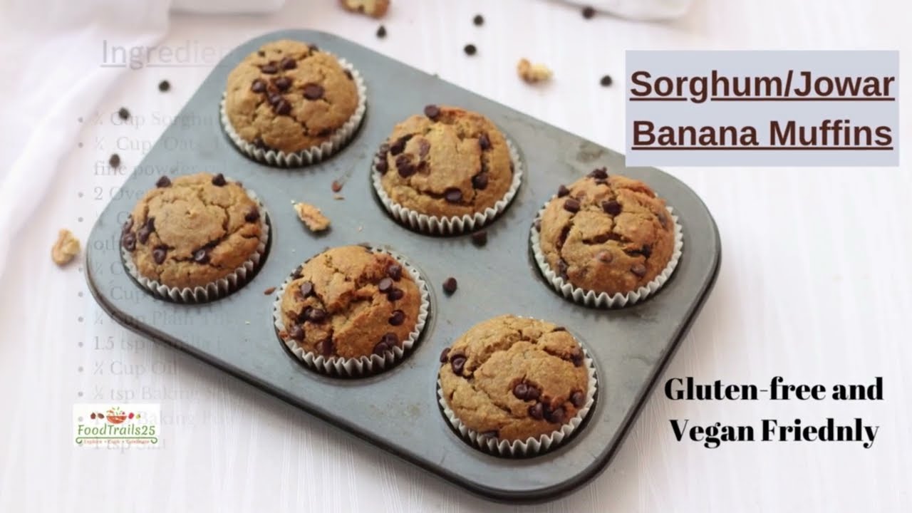 Jowar Muffins/Sorghum Millet Banana Muffins