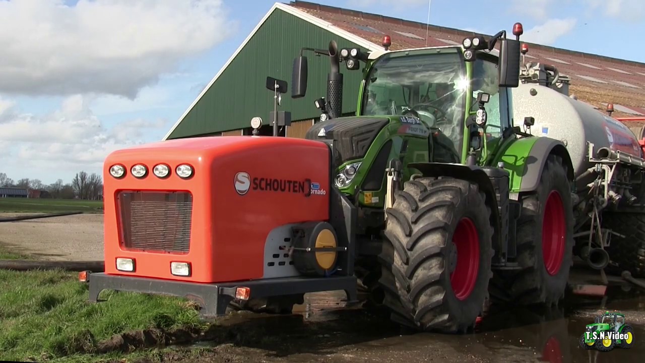 Sleepslang bemesten /Schouten Spider. Loonb.v.d.Bergh Sint Annen.