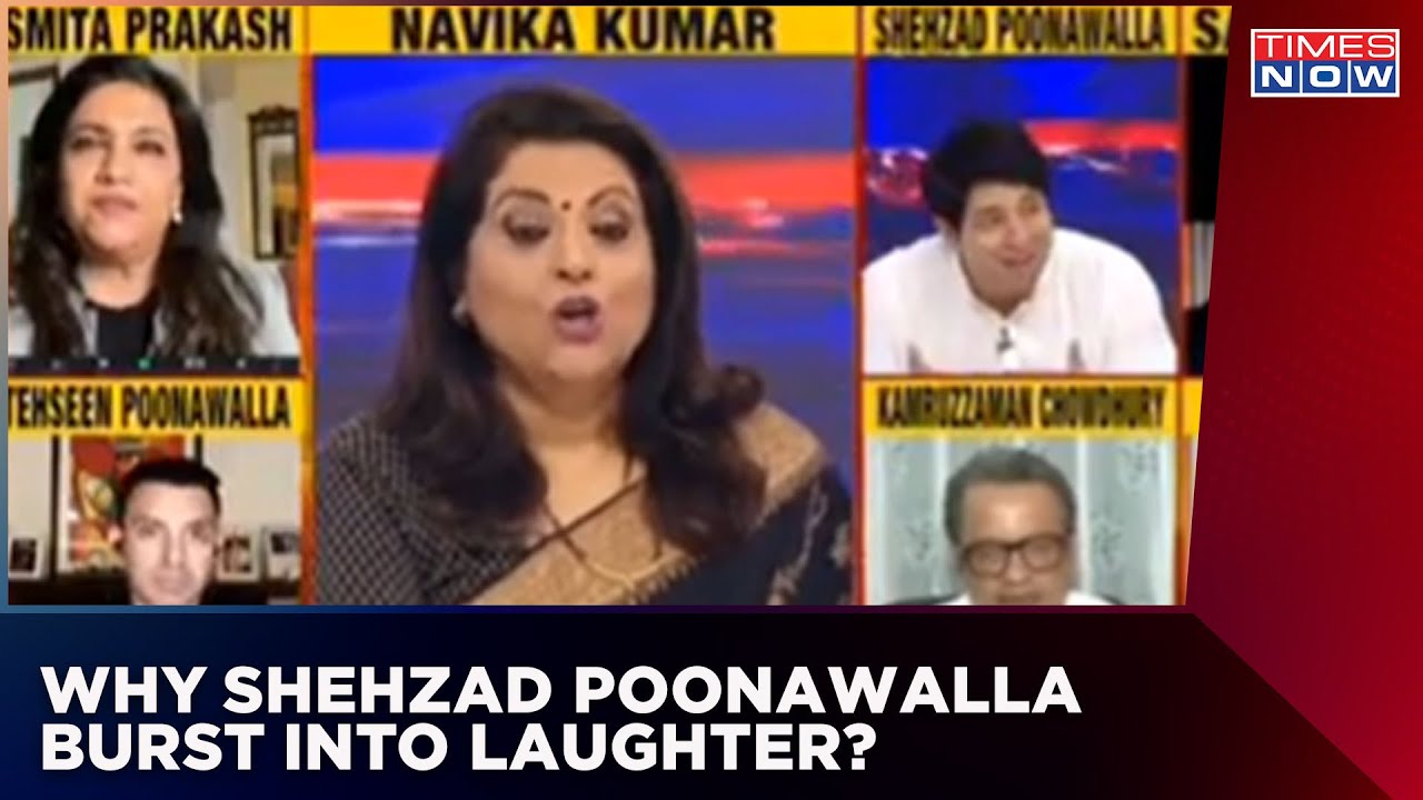Congress Spokesperson's Statement Made Shehzad Poonawalla Burst Into Laughter, Listen in | Latest