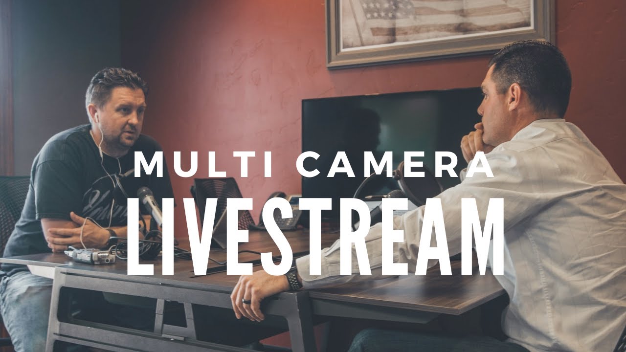 Multi camera live stream set up with Streamyard