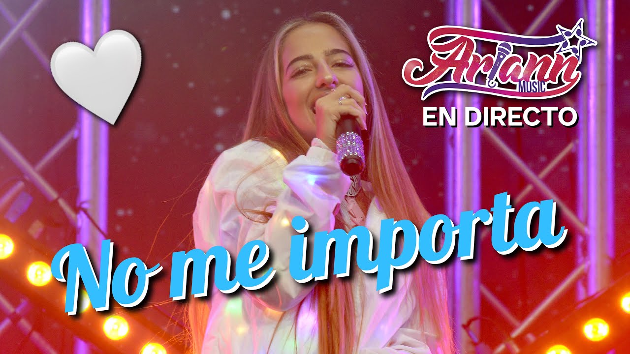 ARIANN MUSIC 🌙 NO ME IMPORTA en DIRECTO 🎤 CONCIERTO en el FUN FESTIVAL del GF VICTORIA TENERIFE