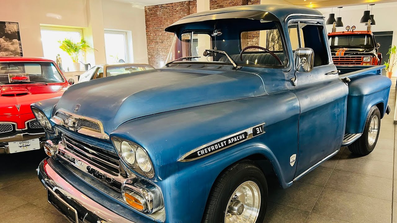 1959 Chevrolet 3100 Apache Step Side 283 cui V8