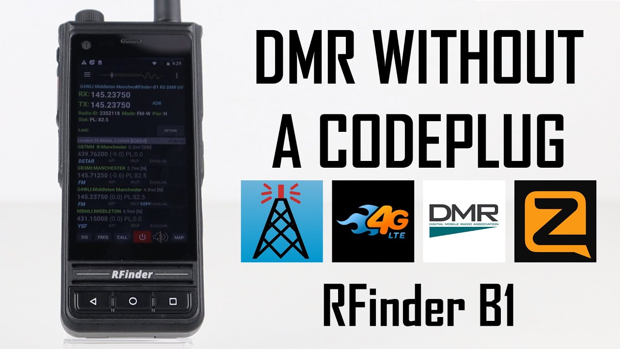 The Most Advanced DMR & 4G LTE Radio - RFinder B1