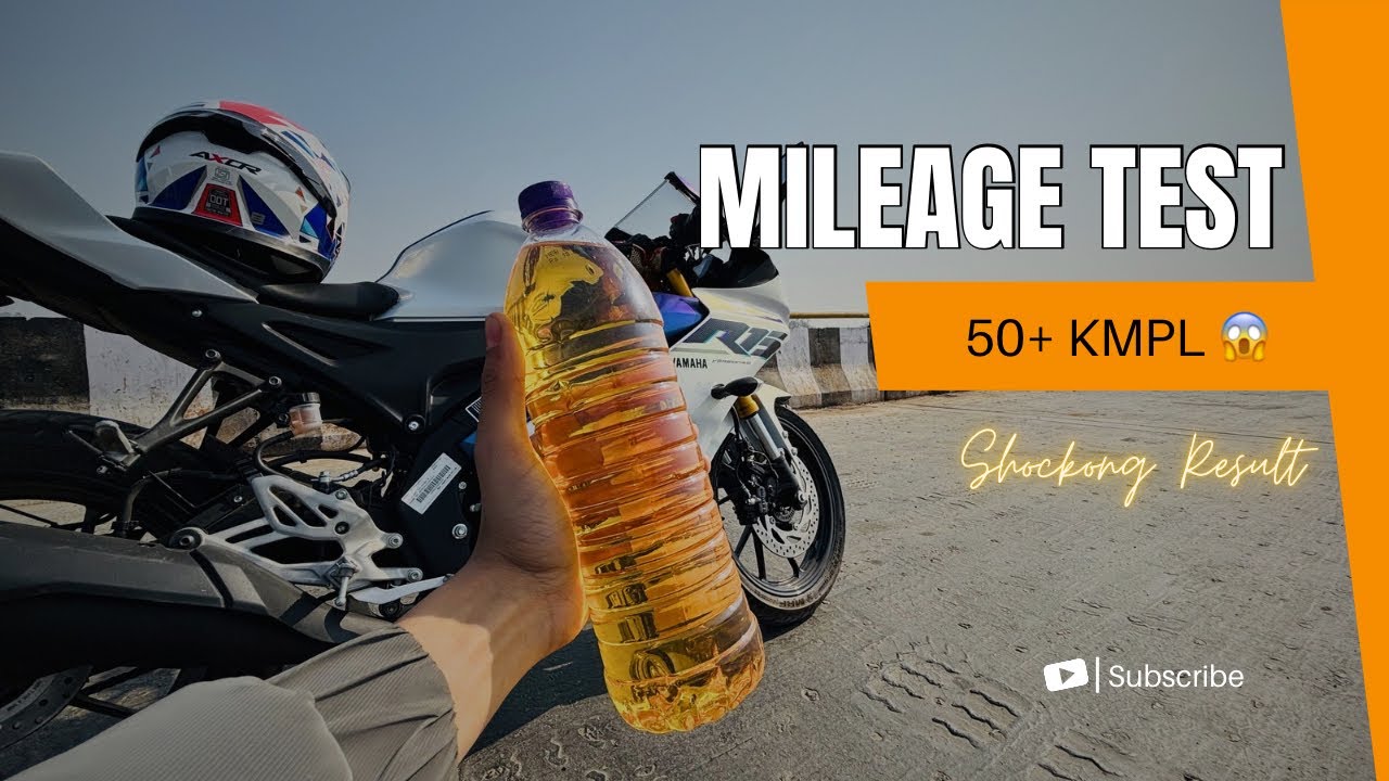 Yamaha R15 Mileage Test 🔥 | 50+ KMPL? Shocking Result 😱
